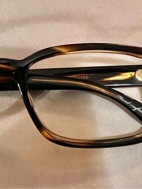 Oliver Peoples Jon Jon Tortoiseshell Square Frame Glasses